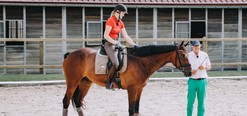 Christoph Hess gibt Tipps fürs Reiten.